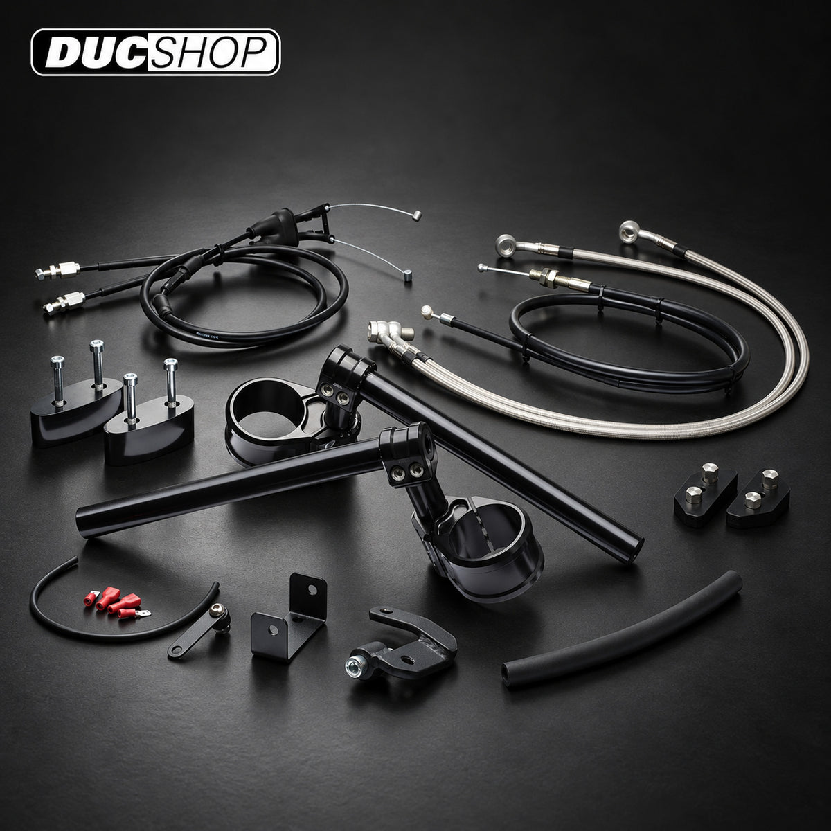ABM multiClip SPORT Clip-ons for the Ducati Panigale 1299 / 1199 S / R / Superleggera | DucShop