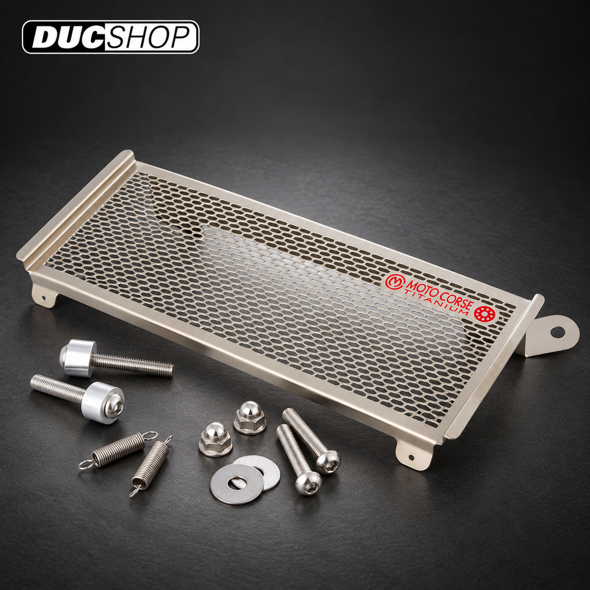 Motocorse Titanium Oil Cooler Protector for BMW R1200 GS | Radiator & Oil Cooler Guards | ducshop.com