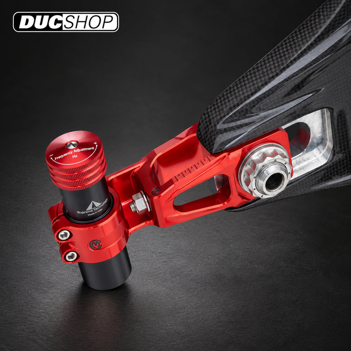 Motocorse Billet Aluminum Chain Adjuster and Rear Brake Caliper Support Bracket for OVERSUSPENSION for Ducati Panigale / Streetfighter V4 (2025+) | Chain Adjusters | ducshop.com