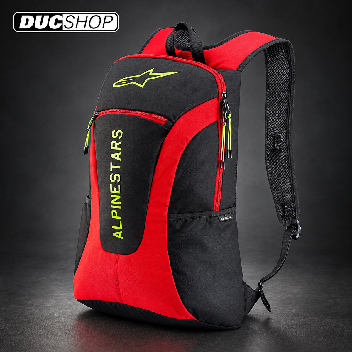 Alpinestars GFX Backpack - Red and black motorcycle riding backpack | Gear & Duffel Bags | DucShop