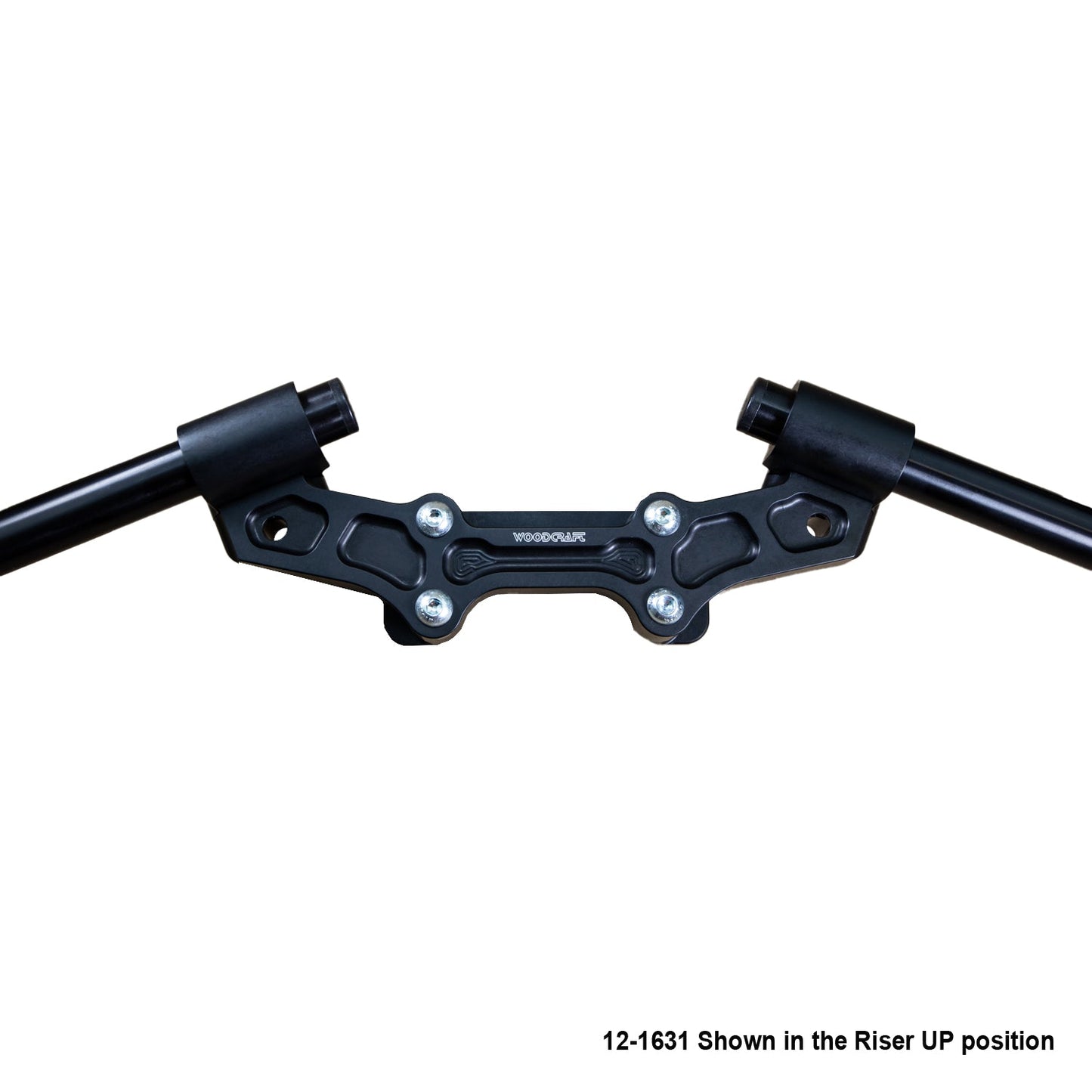 WOODCRAFT CLIPON ADAPTER PLATE W/ XL BLACK BARS DUCATI MONSTER 821 2014-17. SKU: 12-1631