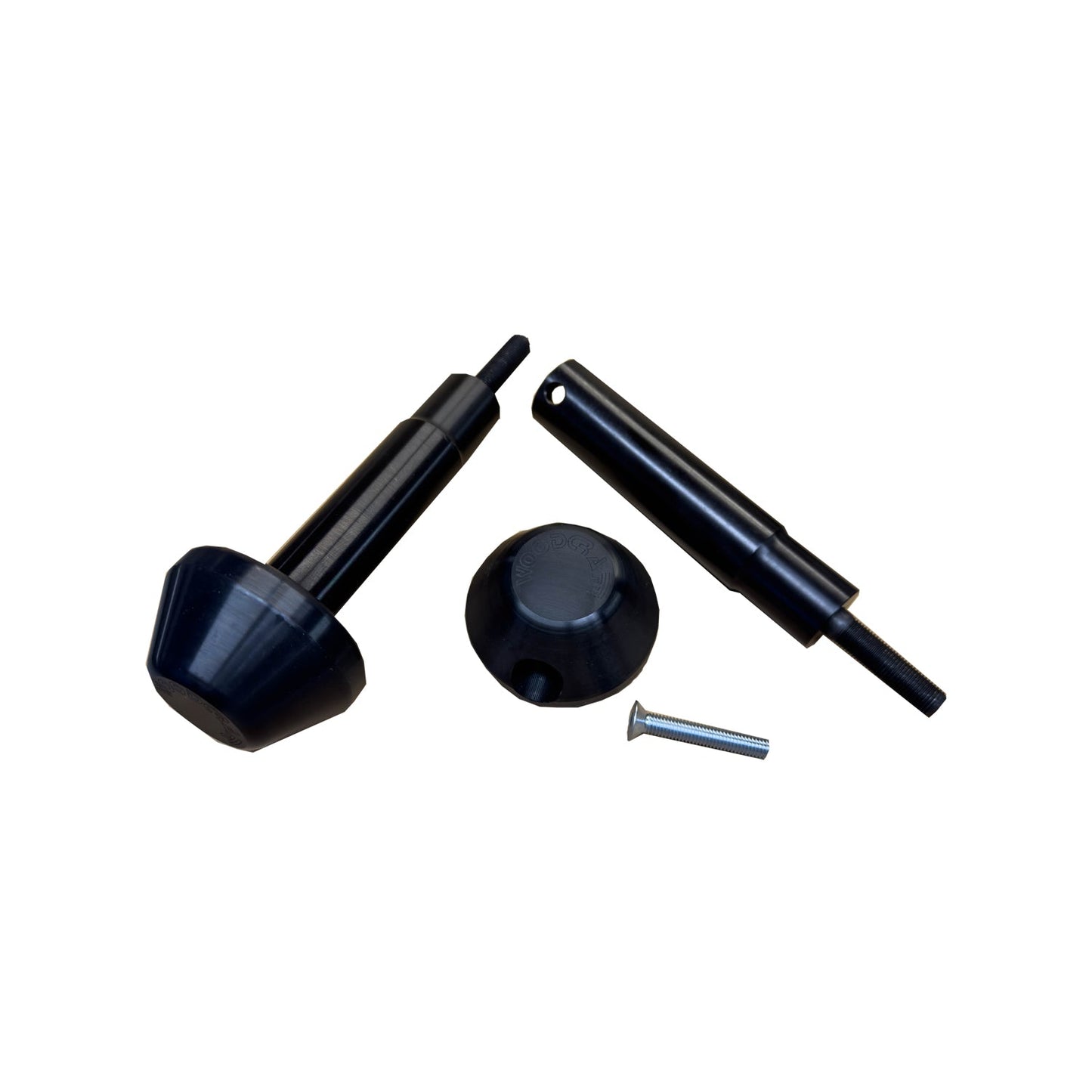 WOODCRAFT DUCATI HYPERMOTARD 698 MONO FRAME SLIDER KIT W/ DOMED PUCKS. SKU: 50-0698