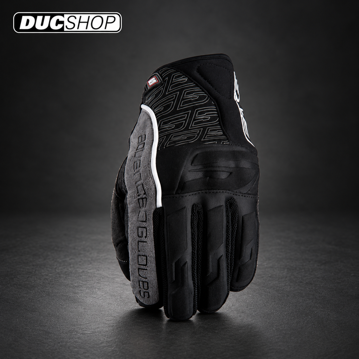 Five Gloves Enduro/Quad Glove | Black/Red | Off Road Gloves | DucShop