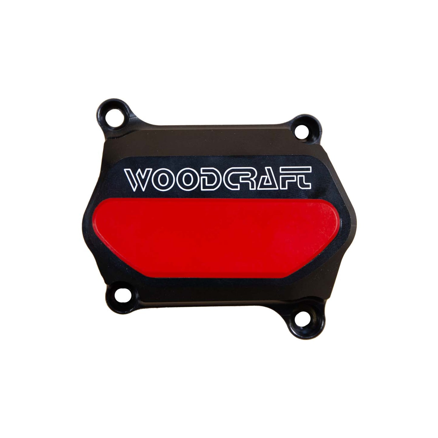 WOODCRAFT DUCATI MONSTER LHS WATER PUMP COVER PROTECTOR W/ SKID PLATE RED CERAKOTE. SKU: 60-0637WPC-R