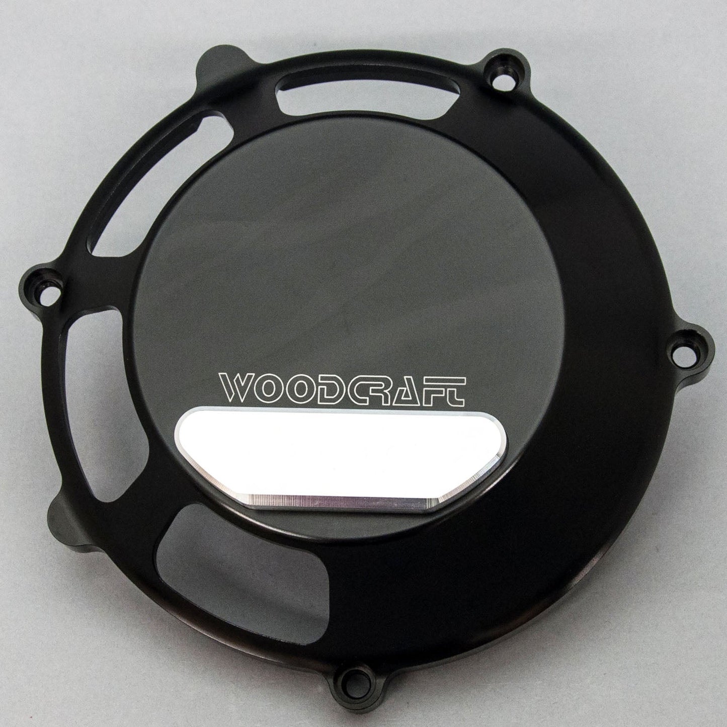 WOODCRAFT DUCATI 748/1098/1198, S4RS RHS ALL (DRY) CLUTCH COVER W/ SKID PLATE NATURAL. SKU: 60-0640RB-A