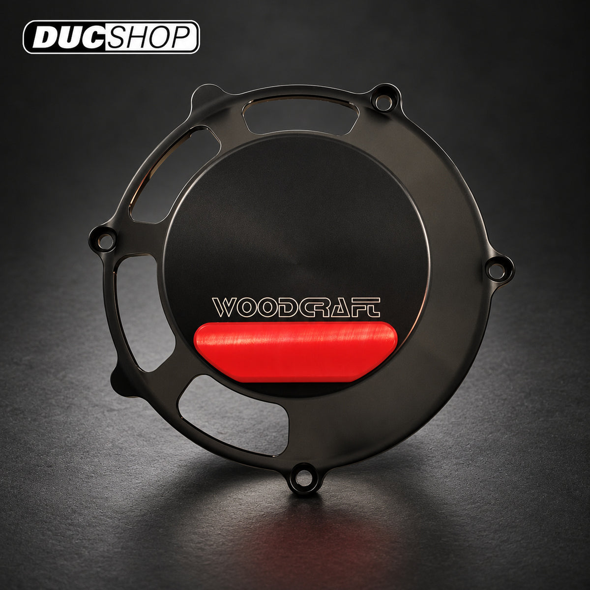 Woodcraft Vented Dry Clutch Cover Assembly for Compatible Ducati Dry Clutches | Engine Protection | ducshop.com