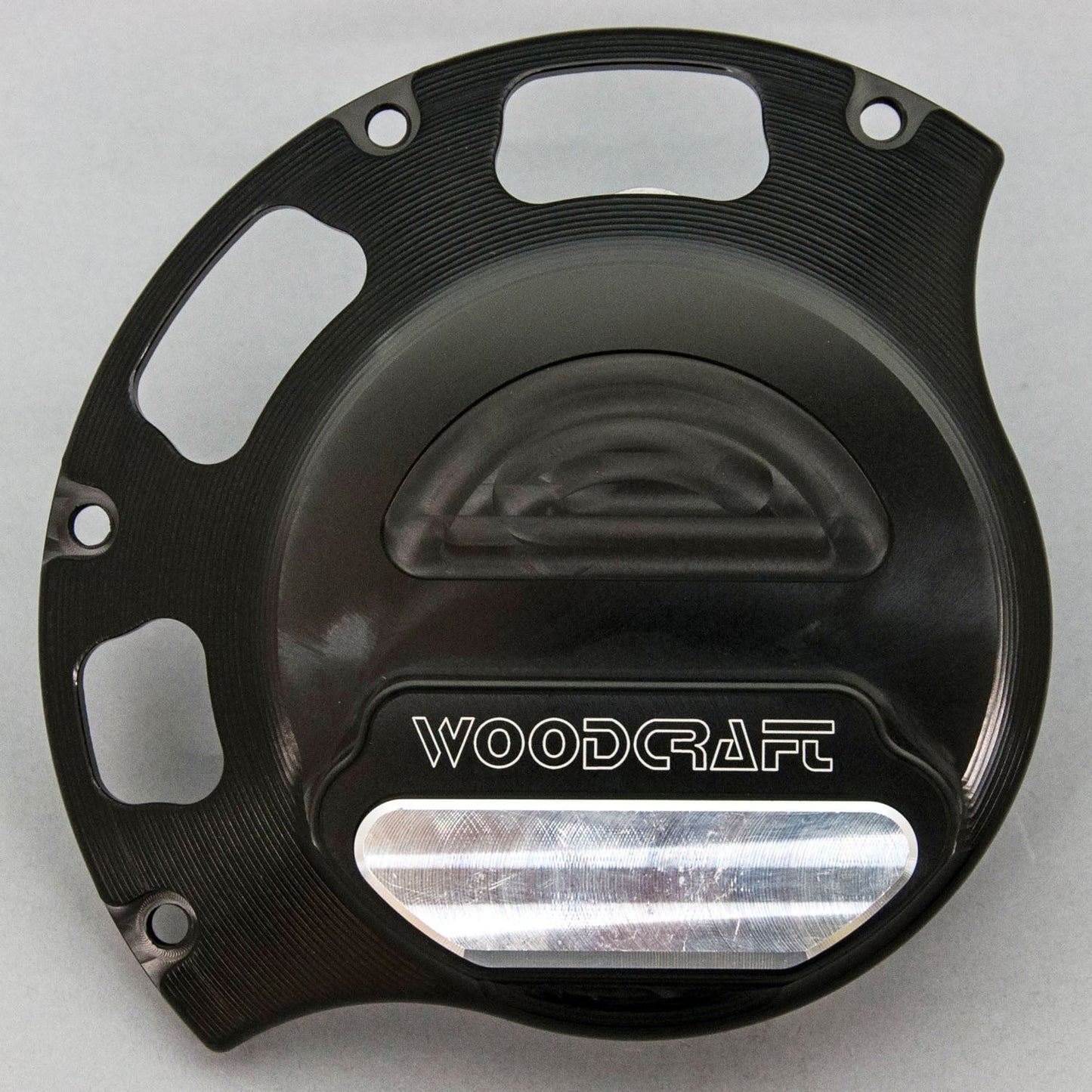 WOODCRAFT DUCATI WET CLUTCH RHS CLUTCH COVER PROTECTOR W/ SKID PAD NATURAL. SKU: 60-0641RB-A
