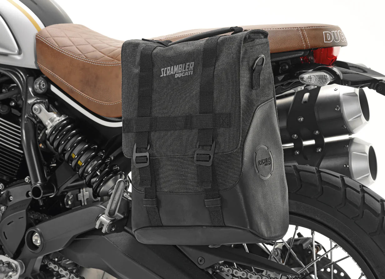 ducati scrambler lenkertasche SCRAMBLER SIDE PANNIER – CANVAS FOR DUCATI SCRAMBLER