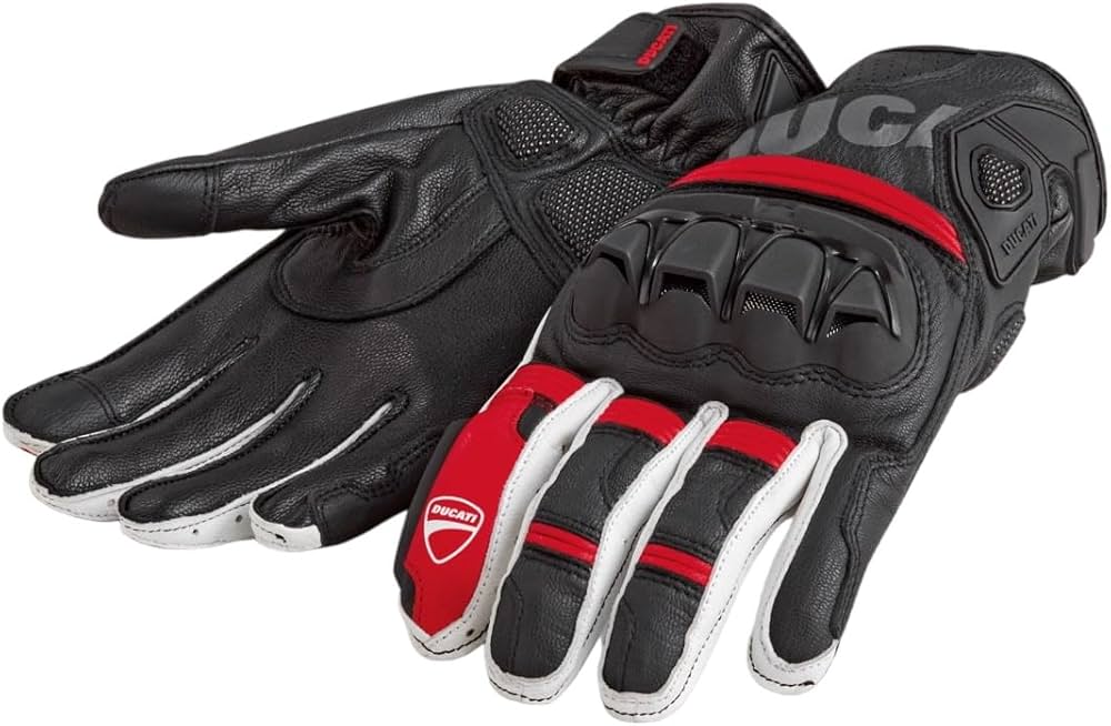 DUCATI SPORT C4 GLOVES. BLACK / RED / WHITE SKU: 98107719