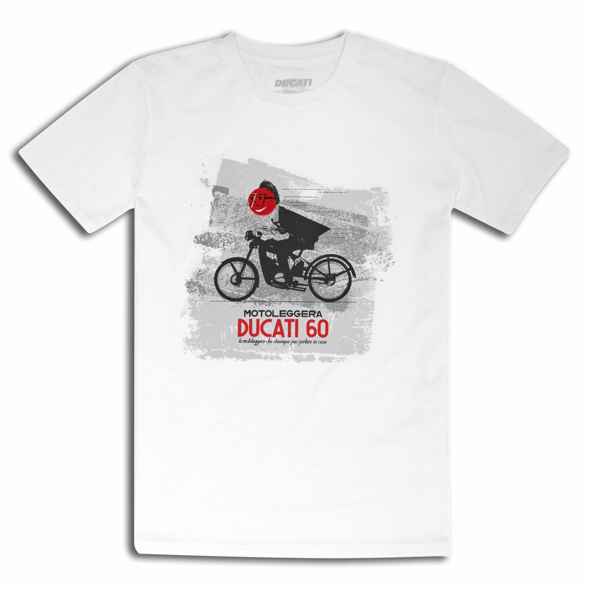 DUCATI T SHIRT MUSEO MENAS- WHITE - SKU 9877060