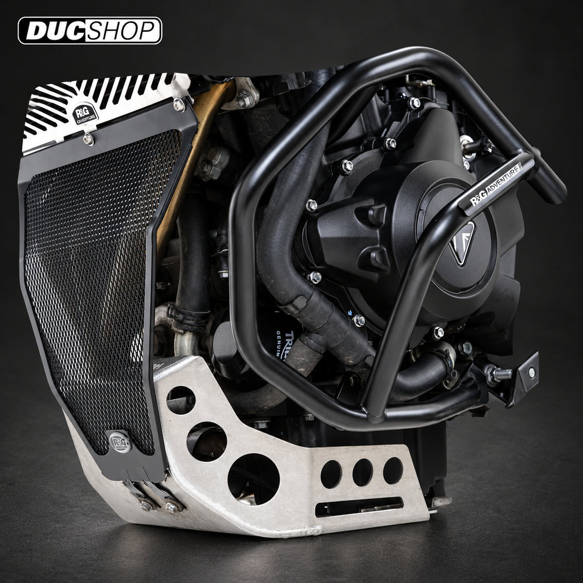 R&G Racing Adventure Bars for Triumph Tiger 800 / XC / XCA / XCX / XRX - AB0004BK | Crash Bars | ducshop.com