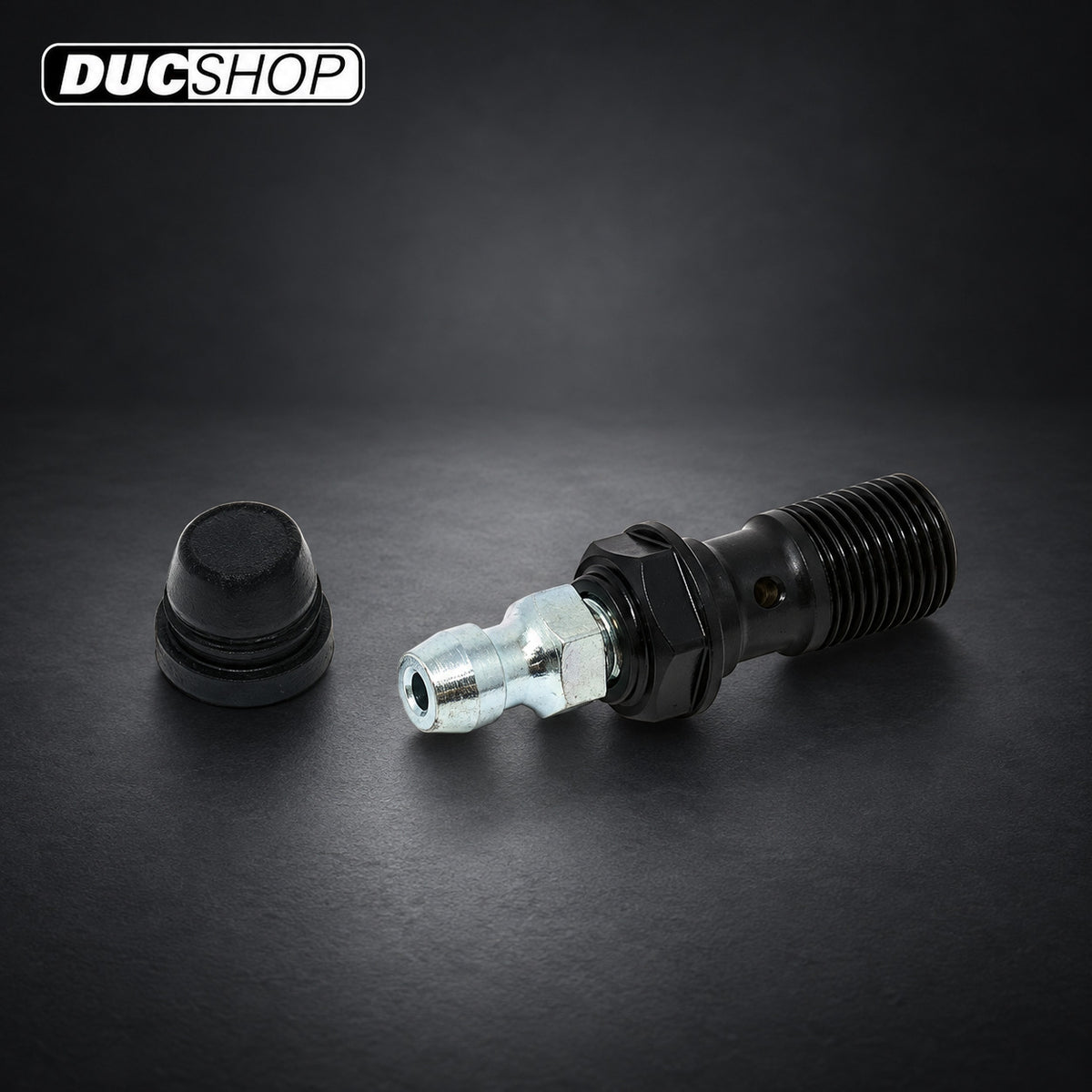 CNC Racing Aluminum Banjo Bolt With Built-In Bleeder for Ducati - DucShop