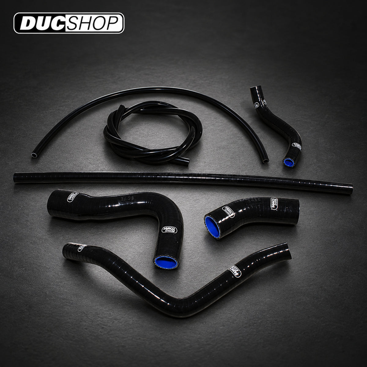 SamcoSport 7 Piece Silicone Coolant Hose Set For Aprilia RS 660 (2021+) | Hose Kits | ducshop.com