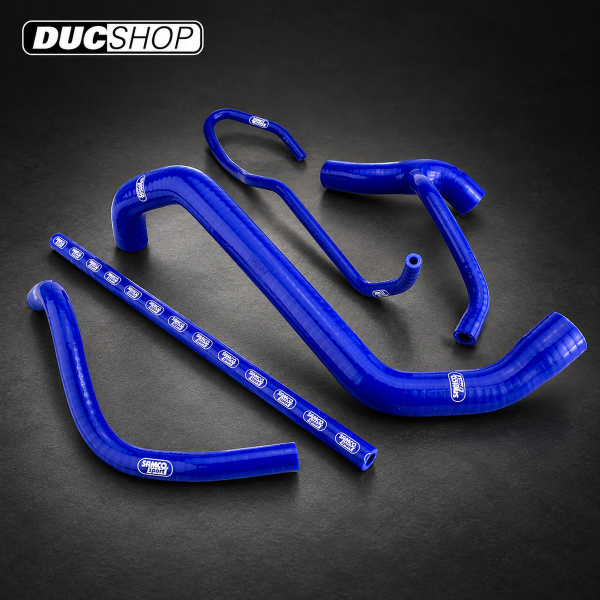 SamcoSport 5 Piece Silicone Coolant Hose Set For Aprilia Tuareg 660 (2022+) | Hose Kits | ducshop.com