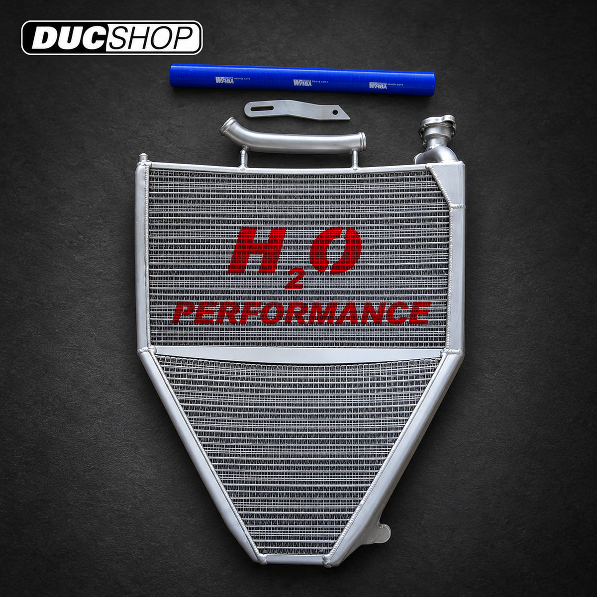 Galletto Radiatori (H2O Performance) Oversize Radiator kit For Triumph Daytona 675 (2006-12) | Radiators & Oil Coolers | ducshop.com