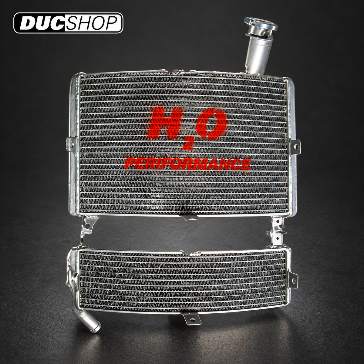 Galletto Radiatori (H2O Performance) Oversize Radiator kit For Piaggio ZIP 1 Series | Radiators & Oil Coolers | ducshop.com