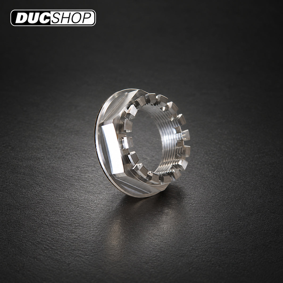 AELLA Small-Hub Titanium Sprocket-Side Axle Nut — representative product view; check selected option and contents | Axles & Axle Nuts | ducshop.com