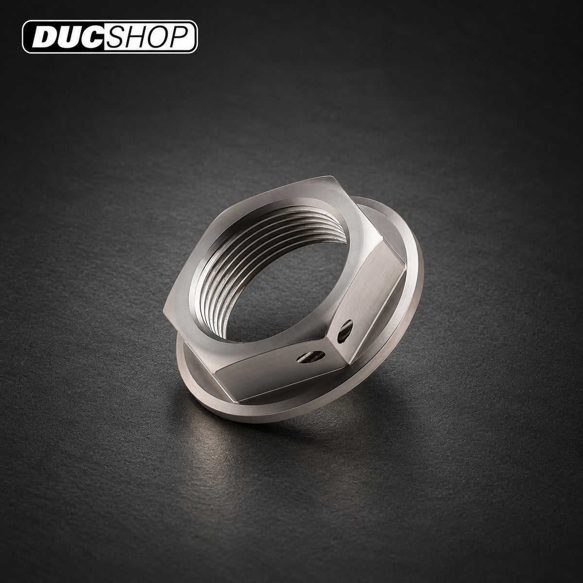 AELLA Titanium Rear Axle Nut — Ducati V4 2025+ — representative product view; check selected option and contents | Axles & Axle Nuts | ducshop.com