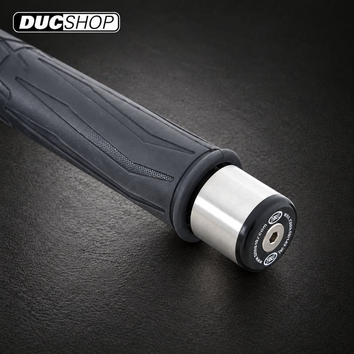 R&G Racing Bar End Sliders for Yamaha YZF-R1 / FJR1300 All Years, YZF-R6 '06-'22, FZ8 '07-'18 and Triumph Tiger 1050 '07-'20 inc. SPORT, Street Triple All Models | Bar End Protection | ducshop.com