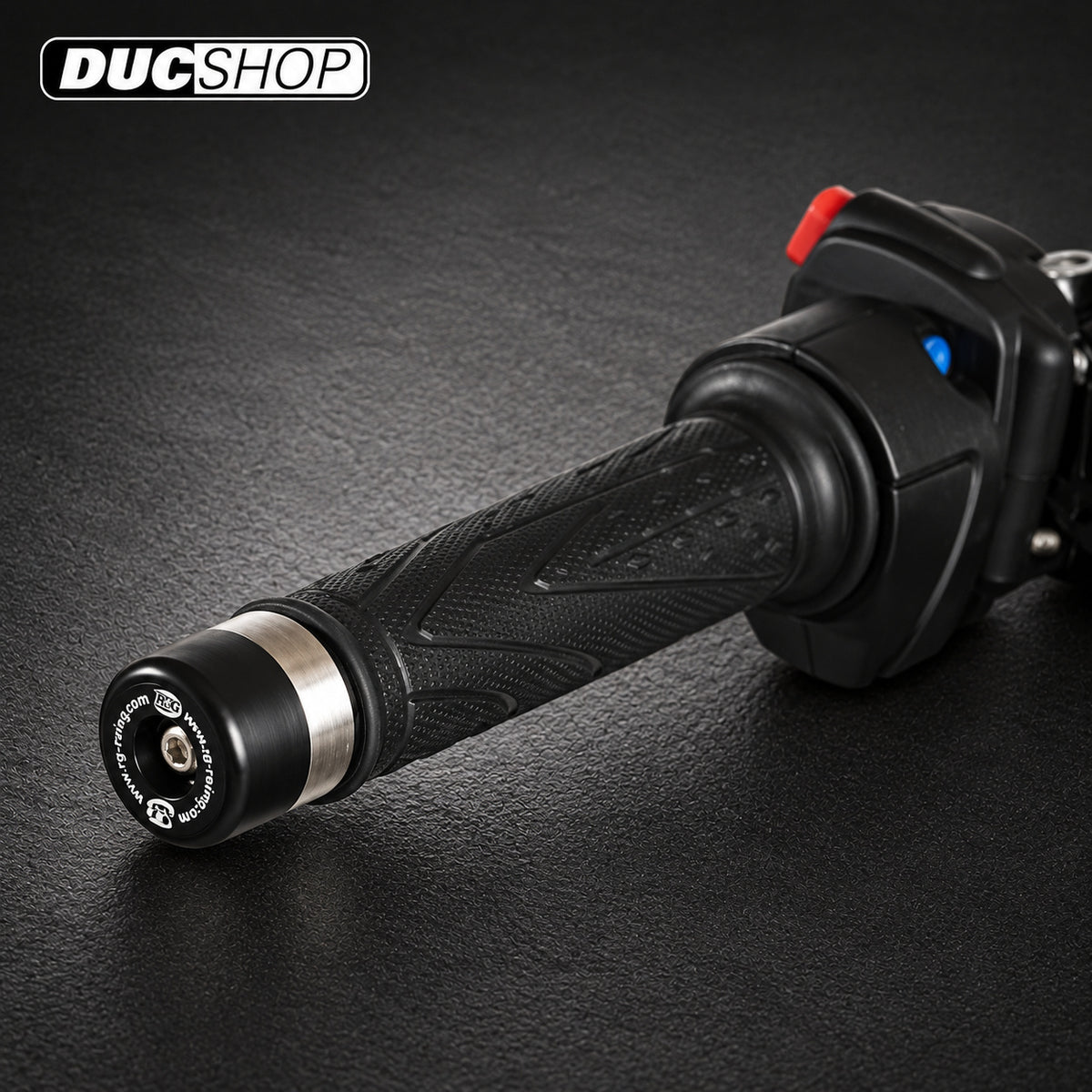 R&G Racing Bar End Sliders for MV Agusta 675 Brutale '04-'19, 800 Brutale '06-'23 and Yamaha Niken '18-'22 | Bar End Protection | ducshop.com