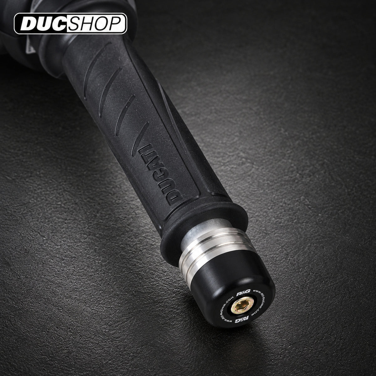 R&G Racing Bar End Sliders for the Ducati Panigale V4 S/Panigale V4 R '19-'22 / Monster 937 + '21-'22 | Bar End Protection | ducshop.com