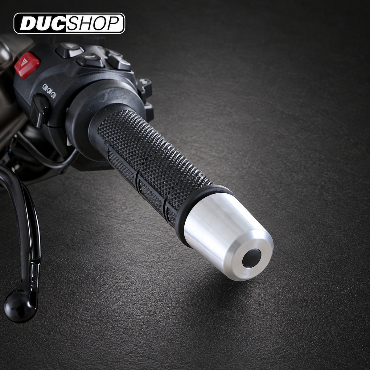 R&G Racing Stainless Bar Ends for the Ducati Streetfighter V4/V4 S '20-'22 / Multistrada V4 S/V4/V4 S Sport '21-'22 / Streetfighter V2 '2022 | Bar End Protection | ducshop.com