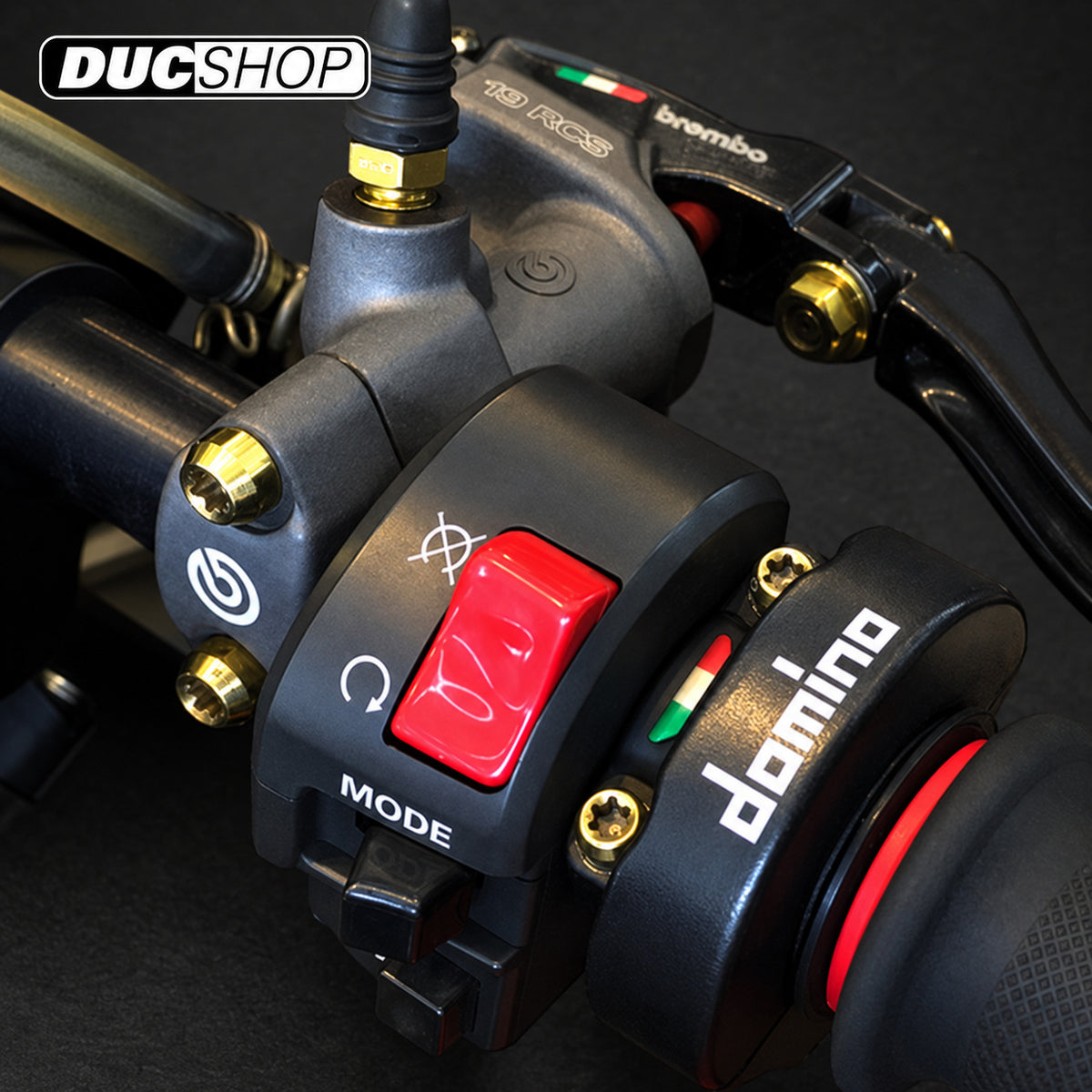 Proti Titanium Hardware Kit — Brembo RCS Master Cylinders — representative hardware or installation view; check selected finish and kit contents | Universal Fasteners | ducshop.com