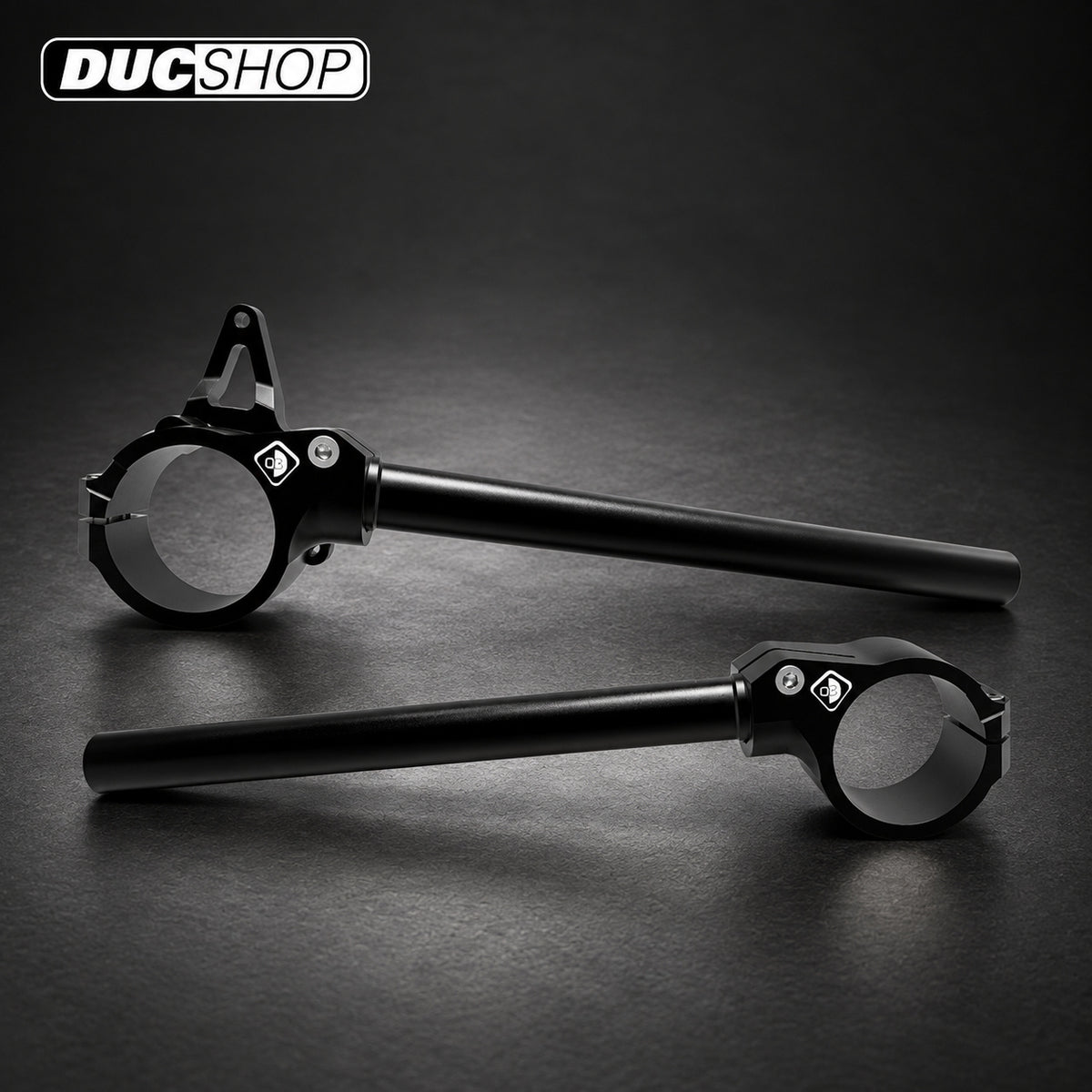 DBK Special Parts (Ducabike) GP Adjustable Clip-Ons For Panigale V4 / S / Speciale - 15mm Offset | DucShop