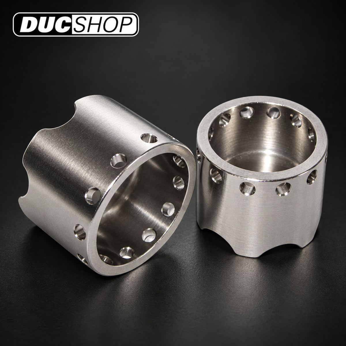 Braketech Ventilated Racing Caliper Pistons for Brembo M4.32mm calipers (32mm pistons) on Aprilia, Ducati, and Suzuki GSX-R1000 / R750 / R600 - DucShop