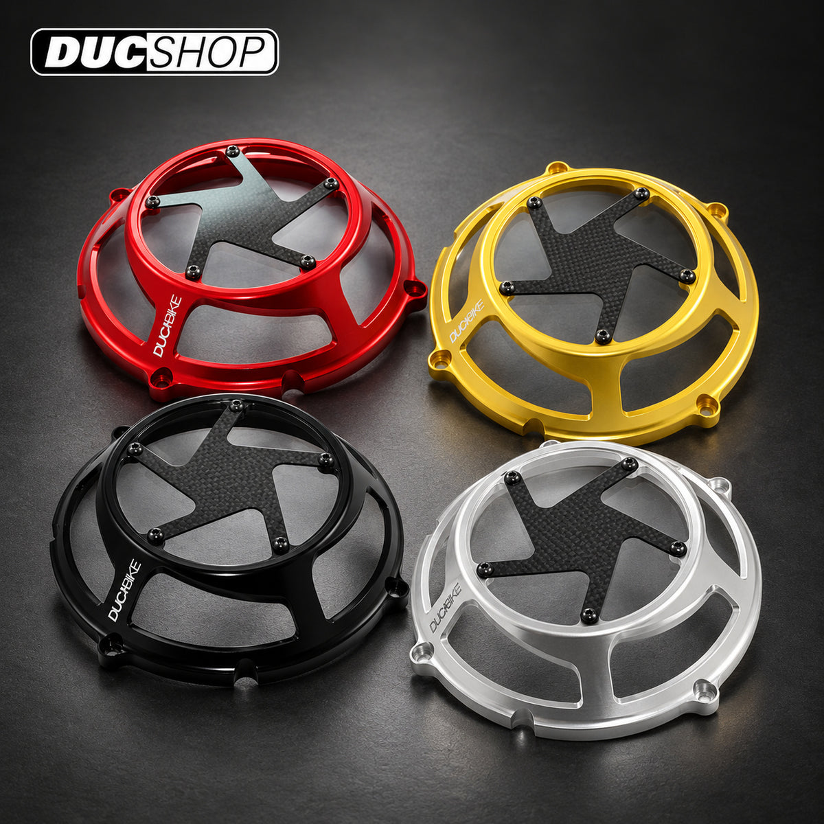 DBK Special Parts (Ducabike) Type 2 Full Dry Clutch Cover | Dry Clutch Covers | ducshop.com