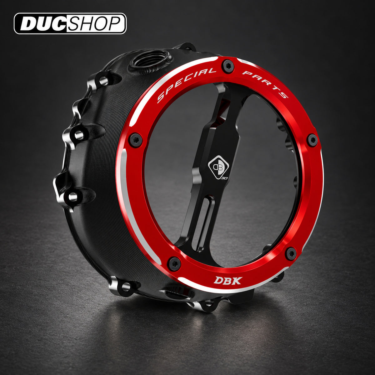 DBK Special Parts (Ducabike) EVO-3D Clear Wet Clutch Cover for the BMW S1000RR (2020+) / S1000R / S1000XR (2021+) / M1000RR / M1000R / M1000XR | Wet Clutch Covers | ducshop.com