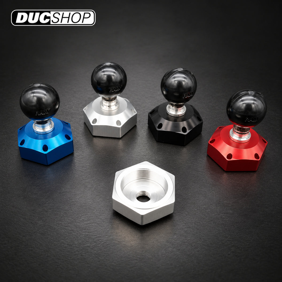 Cox Racing RAM-Mount Steering Head Nut — M28×1.0 — representative product view; see selected option and listing contents | Steering Head Nuts | ducshop.com