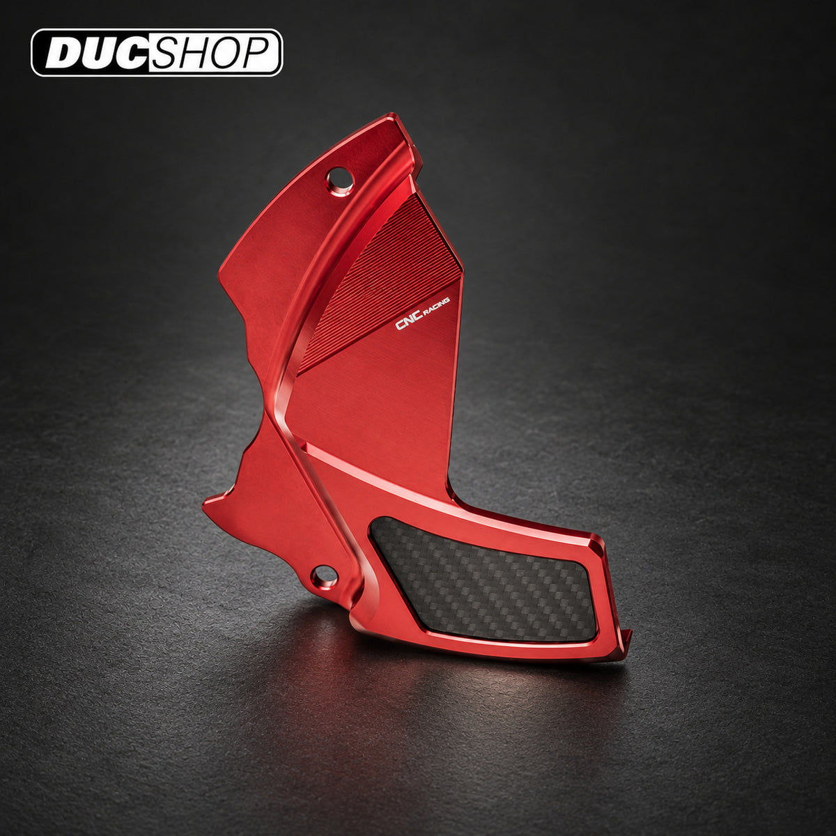 CNC Racing Front Sprocket Cover For the Ducati Diavel (Type 2) — representative product design; finishes may vary | ducshop.com