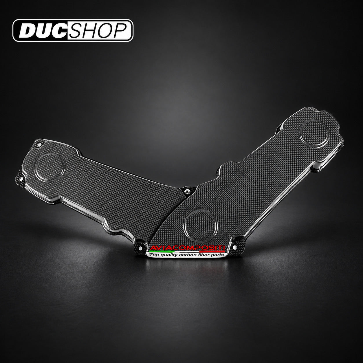 AviaCompositi Carbon Fiber Belt Covers for Ducati Monster and Supersport 600 / 750 for Ducati motorcycles - DucShop