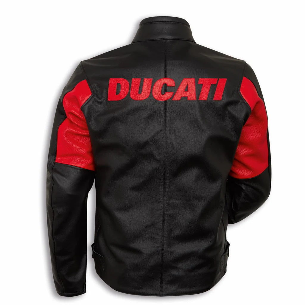 DUCATI COMPANY C4 PERFORATED LEATHER JACKET. SKU: 9810751