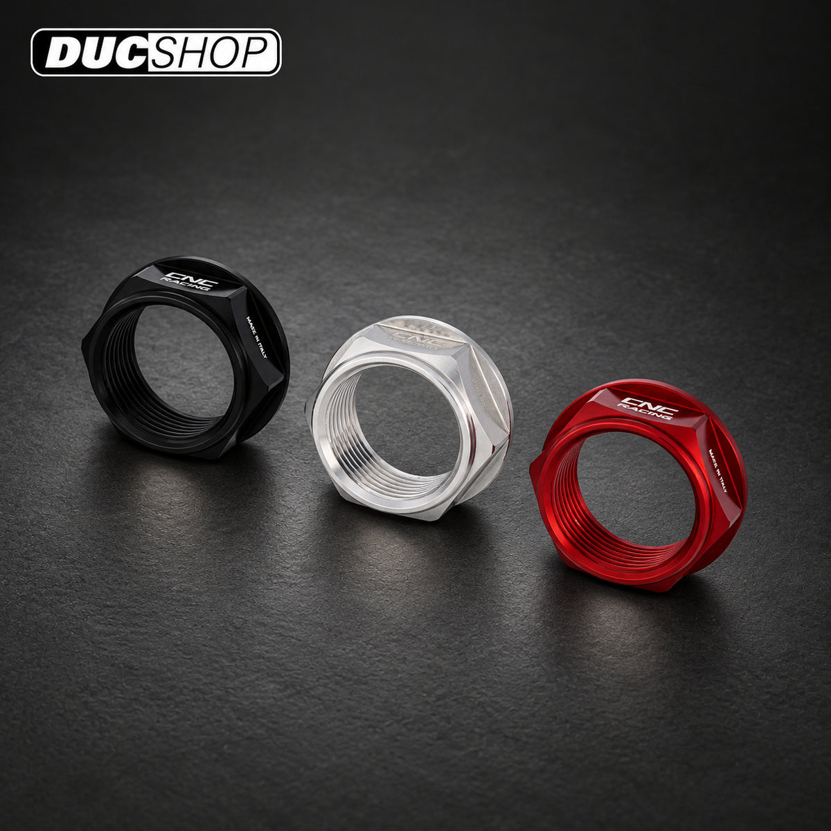 CNC Racing Front Axle Nut DA402 — Aprilia — representative product view; check selected option and contents | Axles & Axle Nuts | ducshop.com