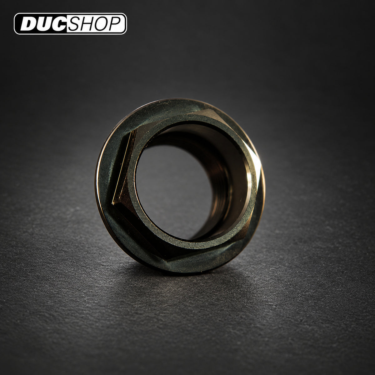 AEM Factory Large Aluminum Front Axle Nut — Ducati — representative product view; check selected option and contents | Axles & Axle Nuts | ducshop.com