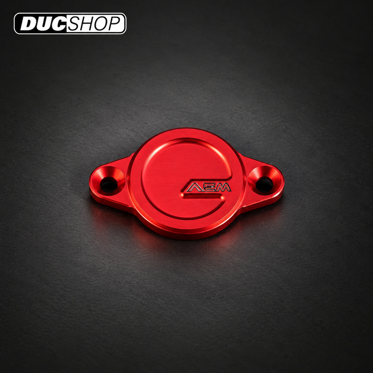 AEM Alternator Inspection Cover — Ducati DU012 — representative product view; selected finish may vary | Engine Accessories | ducshop.com