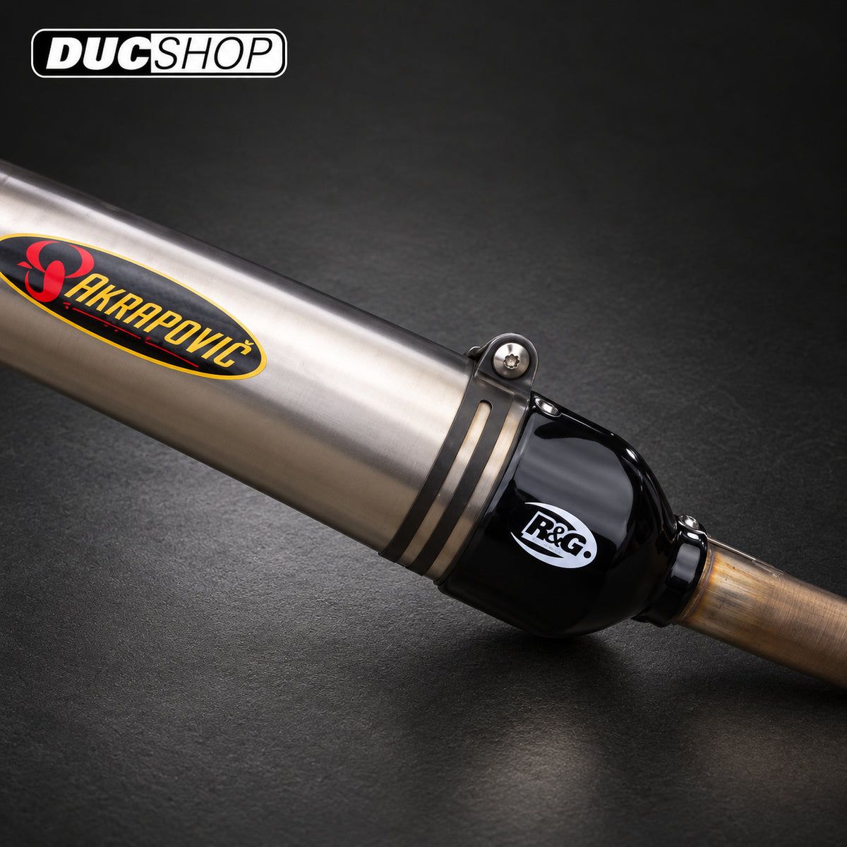R&G Racing Oval Exhaust Protector (Can Cover) Universal Fit - left or right | Miscellaneous Crash Protection | ducshop.com