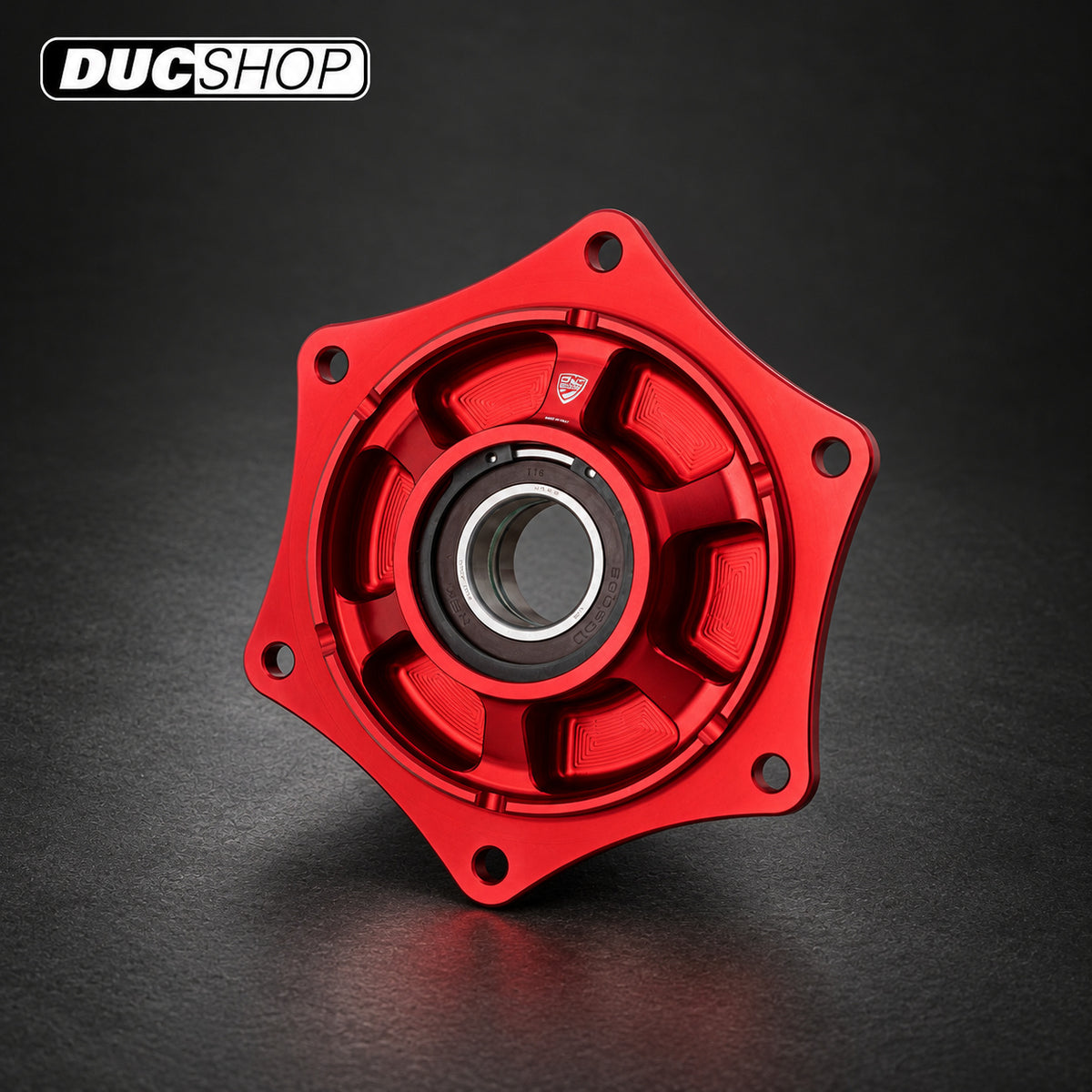 CNC Racing Aluminum Rear Sprocket Carrier for Ducati Panigale / Streetfighter V2 (2025+) | Dual Sided Swingarm Rear Sprockets | ducshop.com