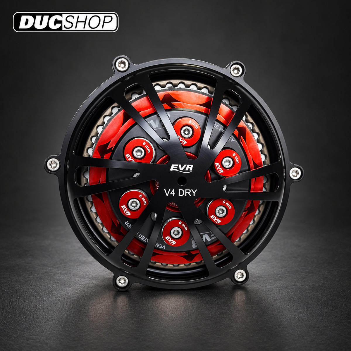 EVR Control Torque System (CTS) DRY SLIPPER CLUTCH Conversion Kit With Organic Plates for Ducati Panigale / Streetfighter / Multistrada / Diavel V4 | Dry Clutch Conversion Kits | ducshop.com