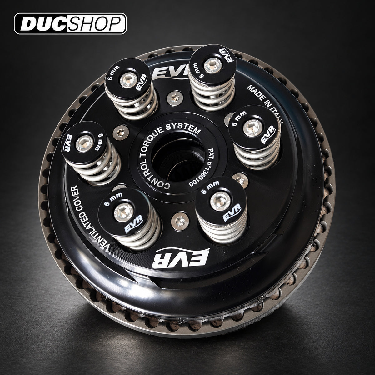 EVR Control Torque System (CTS) DRY SLIPPER CLUTCH With Organic Plates for Ducati Pangiale / Streetfighter V4 R / SP | Dry Slipper Clutches | ducshop.com