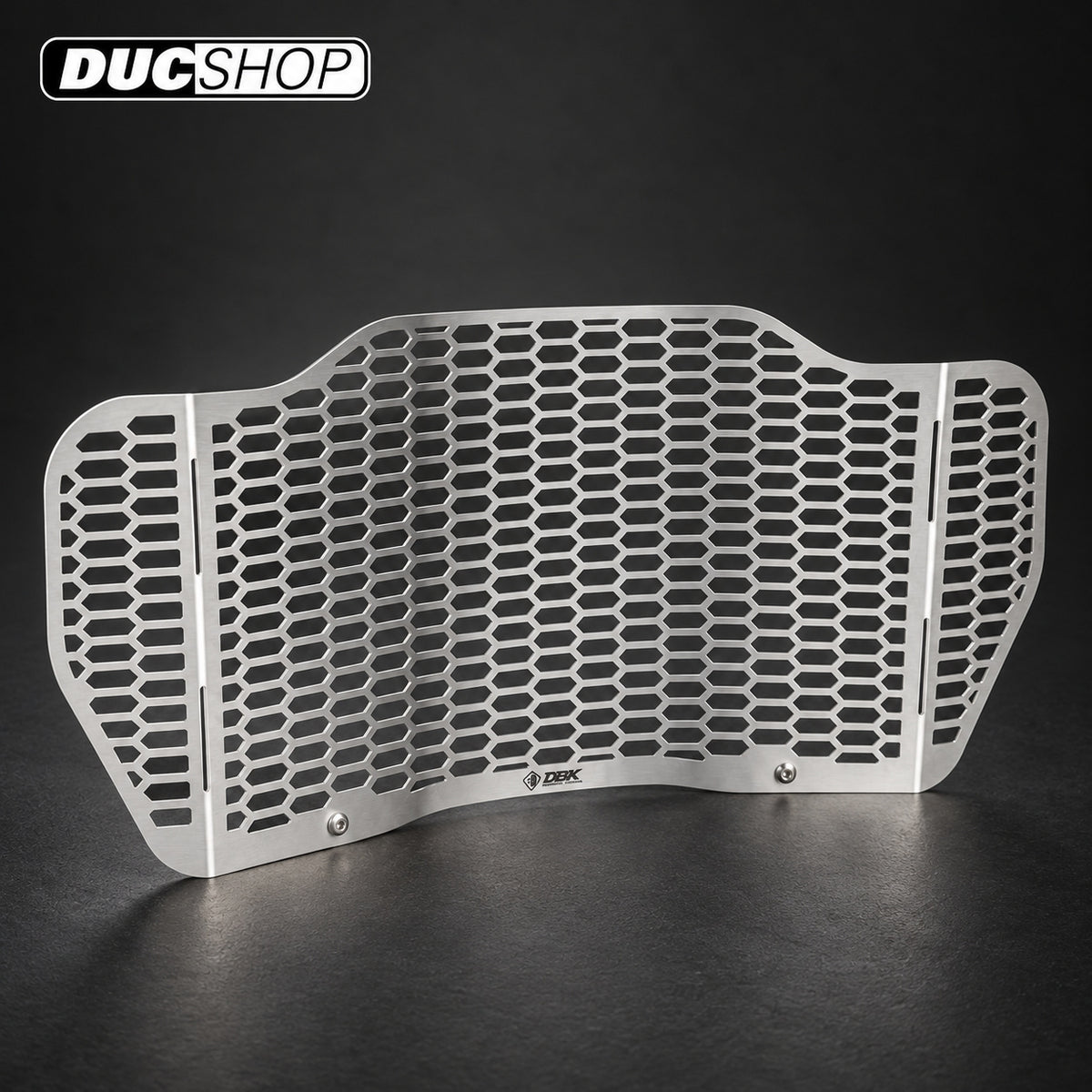 DBK Special Parts (Ducabike) Aluminum Radiator Guard for the Ducati DesertX | Radiator & Oil Cooler Guards | ducshop.com