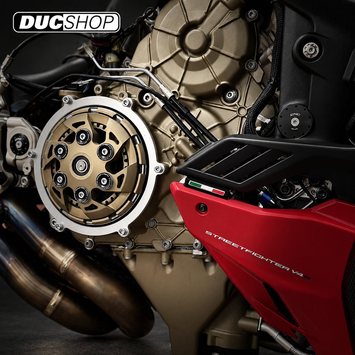 Kbike Special Edition Dry Slipper Clutch Conversion Kit for Ducati Panigale / Streetfighter / Multistrada V4 / Diavel V4 | Dry Slipper Clutches | ducshop.com
