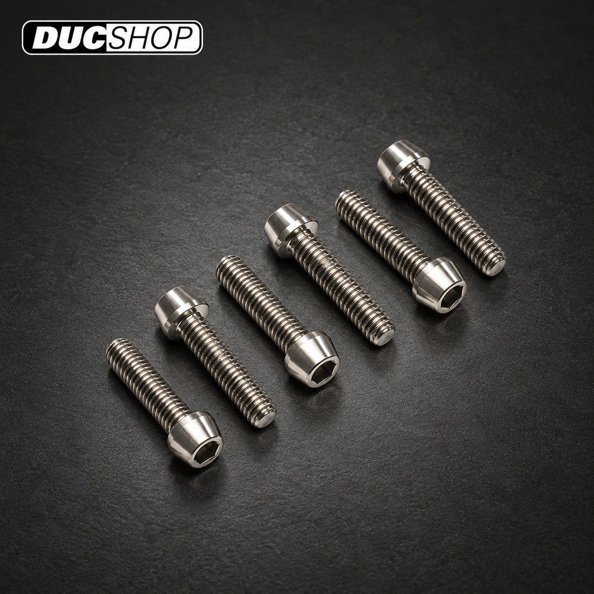 CNC Racing Titanium Lower Triple Clamp Bolts for the Ducati Panigale 899/959/1199/1299/V2 or Clutch Retainer bolts for all 2010+ MV Agusta models — representative product view; see selected option and kit contents | Motorcycle Specific Fasteners | ducshop.com