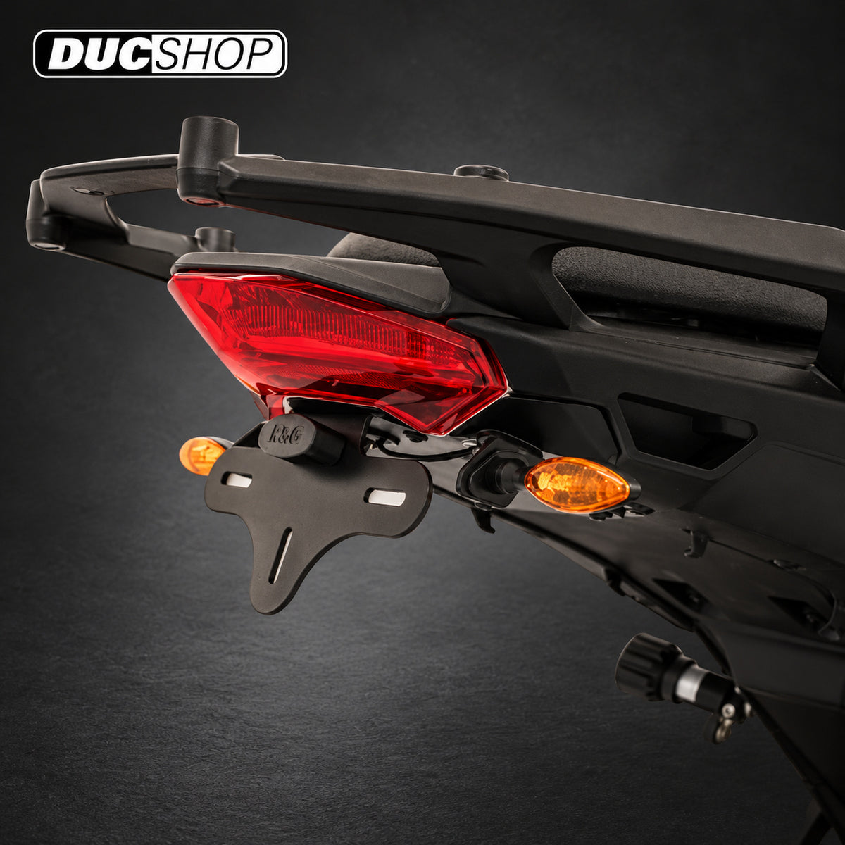 R&G Racing Tail Tidy fender eliminator kit for Ducati Multistrada 1200 '10-'14 — representative product view; check selected option and kit contents | ducshop.com