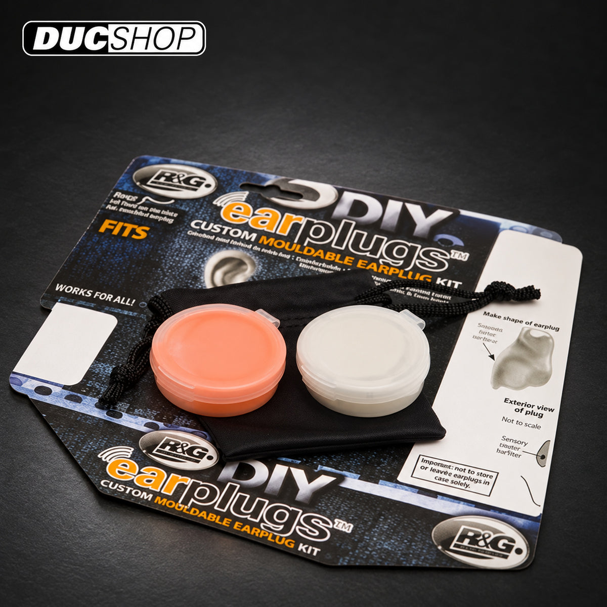 R&G Racing DIY Molded Ear Plugs | Protective Gear | DucShop