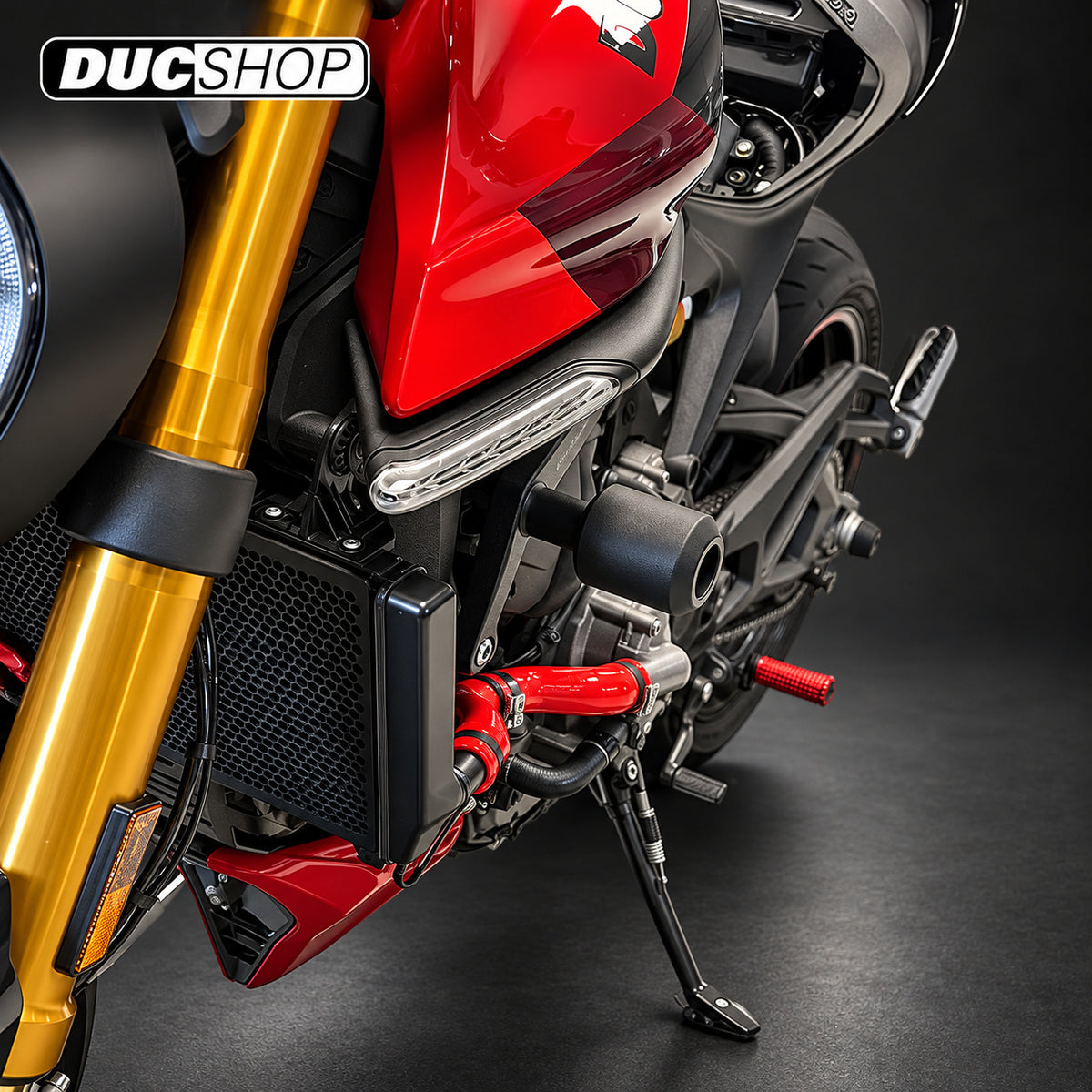 MonzaTech IEC Electronic Engine Temperature Cooling Kit for Ducati Monster 937 | Auxiliary Cooling Kits | DucShop