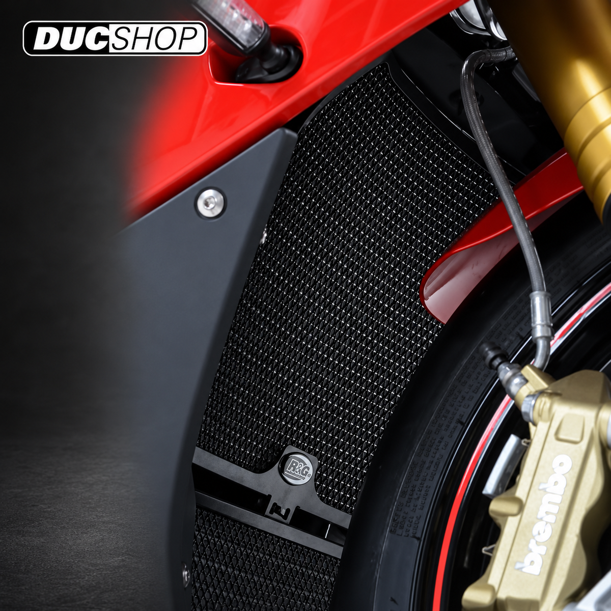 R&G Racing Radiator Guard for the BMW S1000RR '15-18 | Radiator & Oil Cooler Guards | ducshop.com