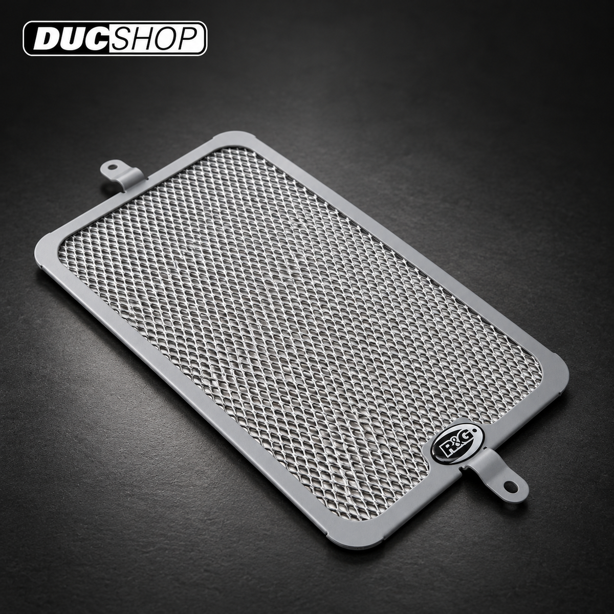 R&G Racing Radiator Guard for the Triumph Thruxton 1200/Speed Twin '19-'22 / Street Twin/Bonneville T120 '16-'22 / Bonneville T100/Street Cup '17-'22 | Radiator & Oil Cooler Guards | ducshop.com